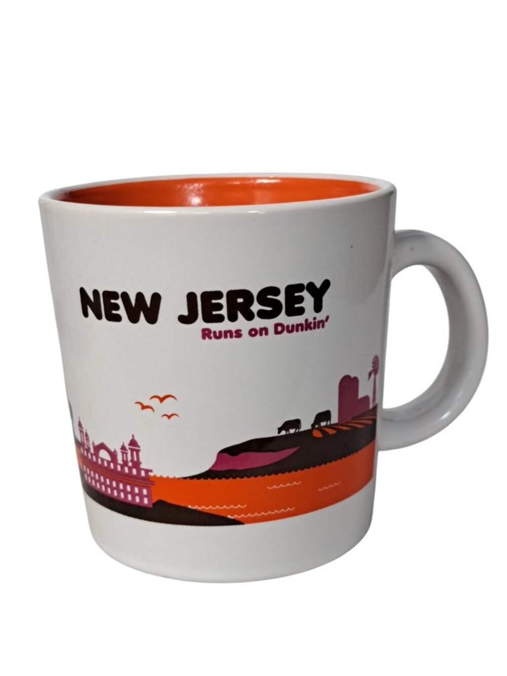 Dunkin’ Donuts 2012 Limited Edition State Destination Mug NJ Runs on Dunkin’ - Picture 5 of 10